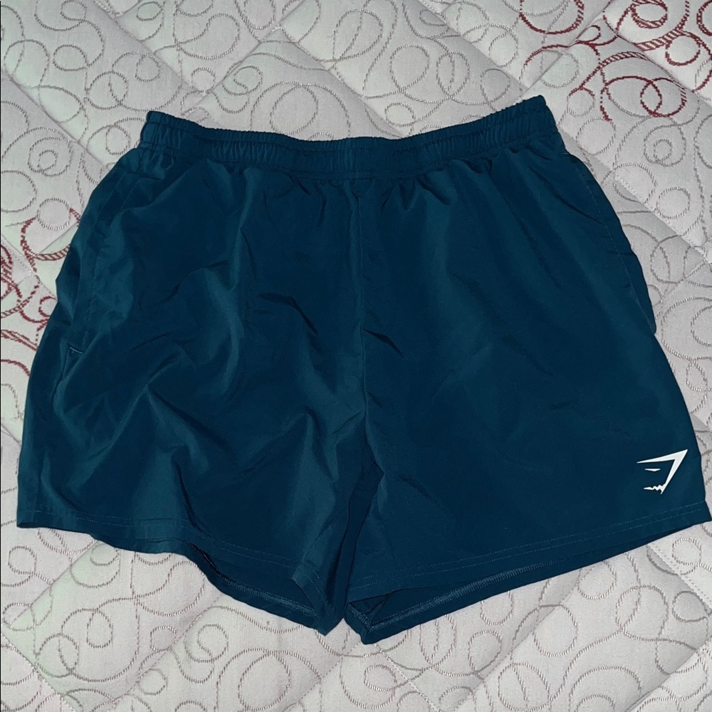 Gymshark Men's Teal Blue Athletic Shorts